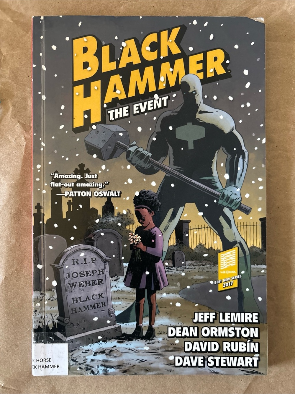 Black Hammer Vol 2 The Event Jeff Lemire Dark Horse 2017 Graphic Novel Book
